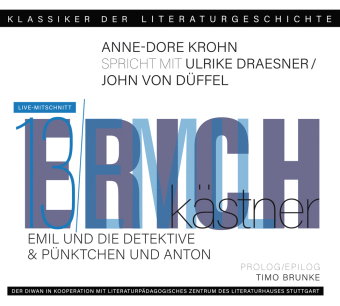 Ein Gespräch über Erich E. Kästner - Pünktchen und Anton und Emil und die Detektive, 1 Audio-CD