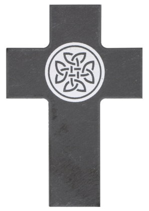 Symbolkreuz aus Schiefer