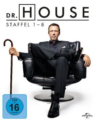 Dr. House - Die komplette Serie, 39 Blu-rays