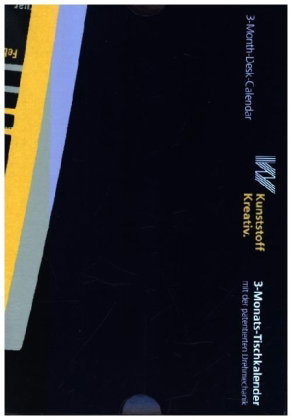 3-Monats-Tischkalender 2027, 90×120 mm, rot/schwarz
