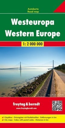 Freytag & Berndt Autokarte Westeuropa. Europa Occidental. West-Europa. Europa Occidental. West-Europ