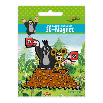 TRÖTSCH - Der kleine Maulwurf 3D-Magnet Teestunde Magnet