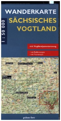 Wanderkarte Sächsisches Vogtland 1:50.000