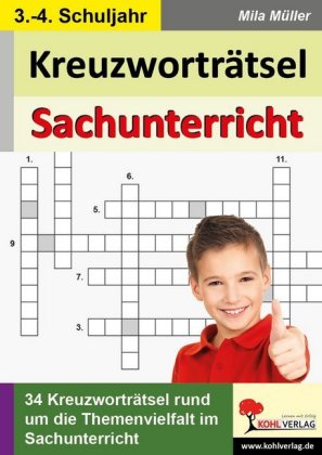 Kreuzworträtsel Sachuntericht, 3.-4.Schuljahr