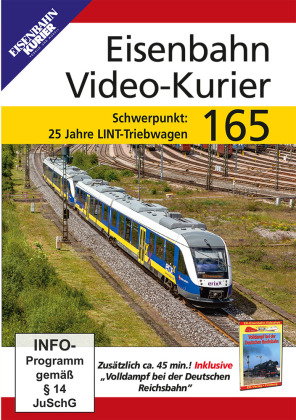 Eisenbahn Video-Kurier 165, 1 DVD