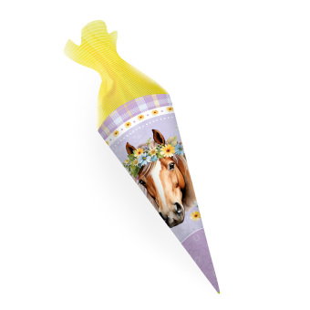 Trötsch Schultüte 22 cm Pferde