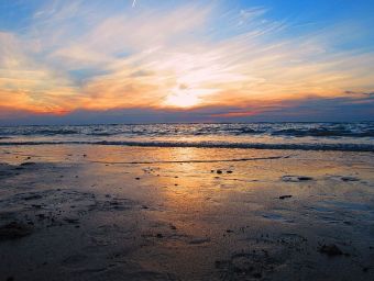 Sonnenuntergang am Strand - 1.000 Teile (Puzzle)