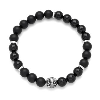Edelsteinarmband Pallo schwarzer Achat