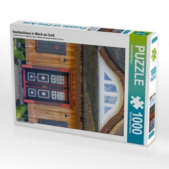 CALVENDO Puzzle Reetdachhaus in Wieck am Darß 1000 Teile Lege-Größe 48 x 64 cm Foto-Puzzle Bild von