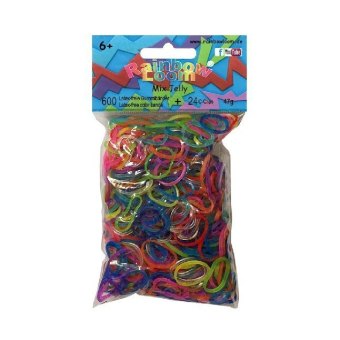 Rainbow Loom® Gummibänder Mix Jelly