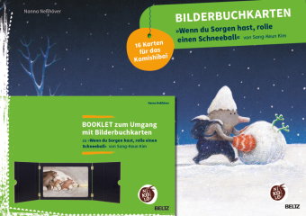 Bilderbuchkarten "Wenn du Sorgen hast, rolle einen Schneeball" von Sang-Keun Kim