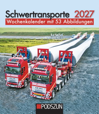 Schwertransporte 2027 Wochenkalender