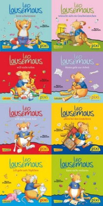 Pixi-8er-Set 219: Leo Lausemaus (8x1 Exemplar), 8 Teile