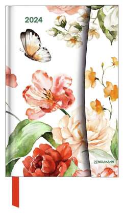 Flower Fantasy 2024 - Diary - Buchkalender - Taschenkalender - 10x15