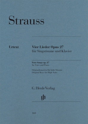 Richard Strauss - Vier Lieder op. 27