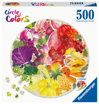 Erwachsenenpuzzle 500 Teile - Circle of Colors - Obst & Gemüse