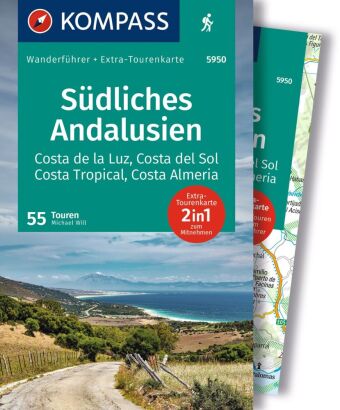 KOMPASS Wanderführer Südliches Andalusien, Costa de la Luz, Costa del Sol, Costa Tropical und Costa