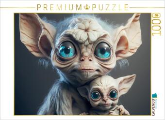 CALVENDO Puzzle Witzige Monster | 1000 Teile Lege-Größe 64x48cm Foto-Puzzle für glückliche Stunden