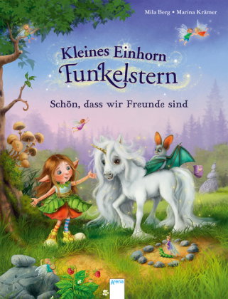 Kleines Einhorn Funkelstern. Schön, dass wir Freunde sind