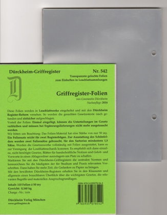 Register-Folien