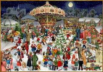 Puzzle - Nostalgischer Weihnachtsmarkt