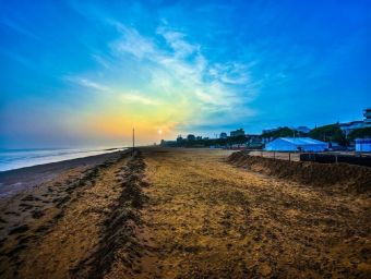 Sonnenuntergang am Strand - 500 Teile (Puzzle)