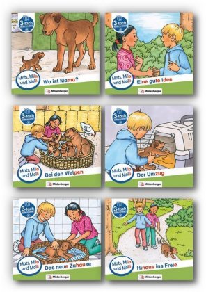 Paket - Mats, Mila und Molli - Heft 1-6, Schwierigkeitsstufe B. H.1-6