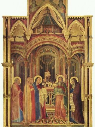 Ambrogio Lorenzetti - Darbringung im Tempel - 500 Teile (Puzzle)