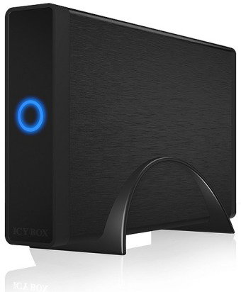 RAIDSONIC ICY BOX Gehäuse für 3,5" SATA HDD zu Type-C- USB 3.1, 10 Gbit/s, Type-C zu Type-C Kabel, s