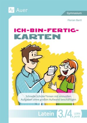 Ich-bin-fertig-Karten Latein Lernjahr 3-4