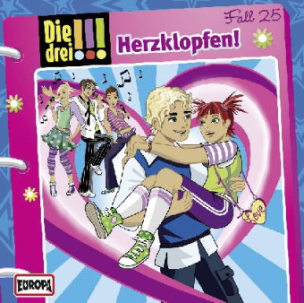 Die drei !!! - Herzklopfen!, 1 Audio-CD