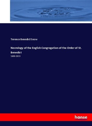 Necrology of the English Congregation of the Order of St. Benedict