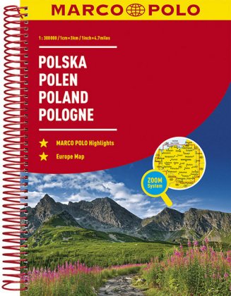 MARCO POLO Reiseatlas Polen 1:300.000. Polska / Poland / Pologne