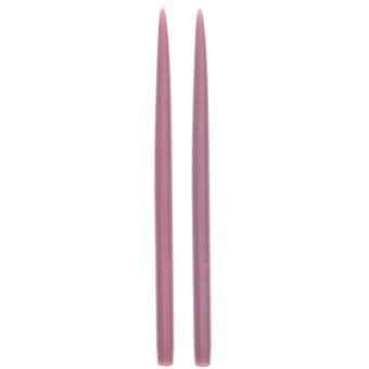 Spitzkerzen 28 cm, Mauve