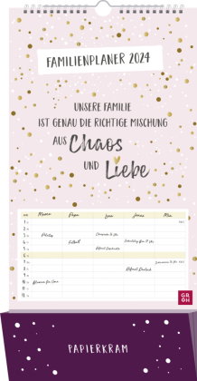 Familienplaner 2024: Unsere Familie ist genau die richtige Mischung aus Chaos und Liebe