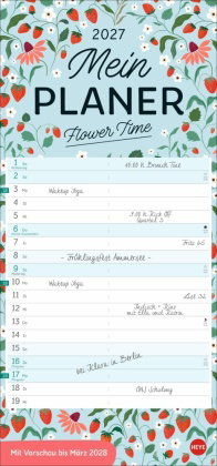 Deko-Mein Planer Flower Time 2027