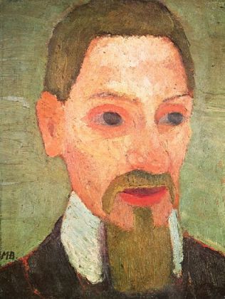 Paula Modersohn-Becker - Porträt des Rainer Maria Rilke - 1.000 Teile (Puzzle)
