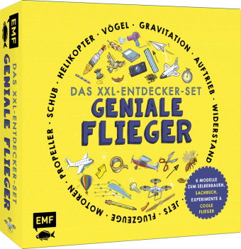 Das XXL-Entdecker-Set - Geniale Flieger: 6 Modelle zum Selberbauen, Sachbuch, Experimente und faszin