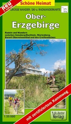 Große Wander-, Ski- und Radwanderkarte Obererzgebirge