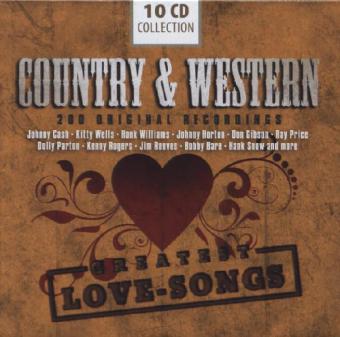Country & Western Greatest Love Songs, 10 Audio-CDs