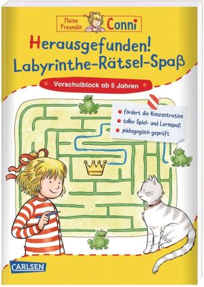 Conni Gelbe Reihe (Beschäftigungsbuch): Herausgefunden! Labyrinthe-Rätsel-Spaß