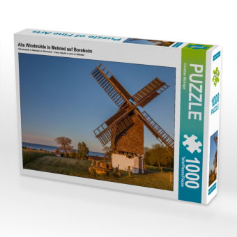 CALVENDO Puzzle Alte Windmühle in Melsted auf Bornholm 1000 Teile Lege-Größe 64 x 48 cm Foto-Puzzle