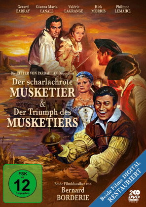 Der scharlachrote Musketier / Triumph des Musketier, 2 DVD