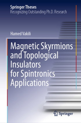 Magnetic Skyrmions and Topological Insulators for Spintronics Applications