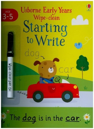 Early Years Wipe-Clean Starting to Write