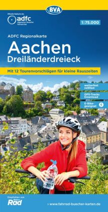 BVA ADFC Regionalkarte Aachen Dreiländereck 1:75.000