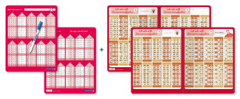 Ich übe alle Divisionsaufgaben + Mein Divisionsfeld, 2 Übungstafeln mit Stift