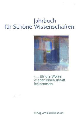 Jahrbuch für Schöne Wissenschaften, Band 3. Bd.3