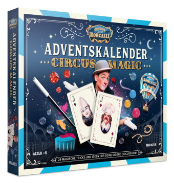 FRANZIS 67188 - Roncalli Adventskalender Circus Magic, 24 magische Tircks und Ideen für die eigene C