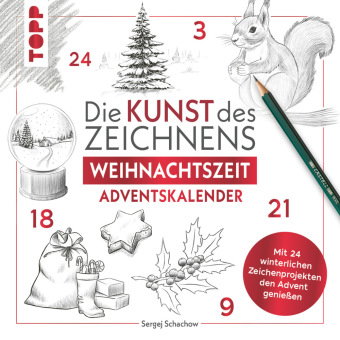Kunst des Zeichnens Weihnachtszeit - Adventskalender